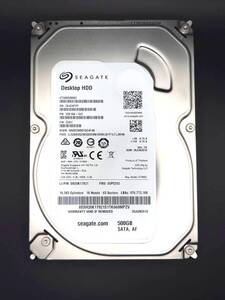 【中古動作品】Seagate 3.5インチHDD SATA(Serial ATA) 500GB ST500DM002-1SB10A 使用時間 18701時間