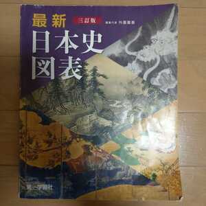 最新　日本史図表　三訂版　第一学習社　高校