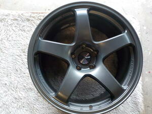 展示品 ENKEI PF05 10J INSET20 5-114.3 Matte Dark Gunmetallic 4本セット