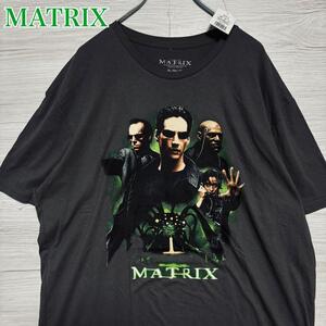 【入手困難】MATRIX マトリックス Tシャツ　XLサイズ　ムービー　映画　ヴィンテージ　　ビッグプリント　ゆったり　一点物 映画　海外輸入