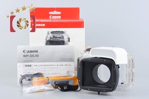 【中古】Canon キヤノン WP-DC49 ウォータープルーフケース 元箱付き