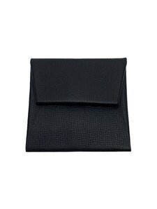 HERMES◆コインケース/レザー/BLK/メンズ