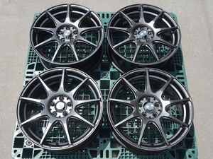 激安 未使用 17インチ WedsSport スポーツ SA-99R 7J +48 100-5H 4本【PSB Weds ウエッズ AMF 軽量 SA99R SA-25R SA-27R SA-62R SA-75R】