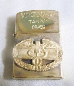 ベトナム　ゴールド　メタル張り　TAM KY 68-69　ZIPPO