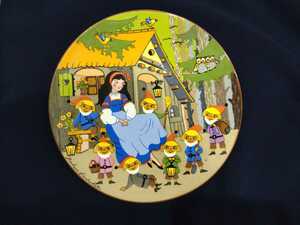 レア物★ディズニー　白雪姫　スノーホワイト　7人の小人たち　絵皿　プレート　イングランド製