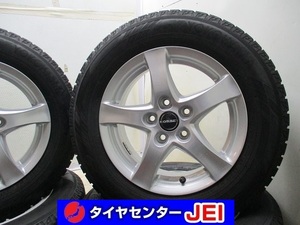 15インチ IG60 195/65R15 6J+45 108 ボルベット 中古スタッドレスタイヤホイール4本セット送料無料(SA15-4102）