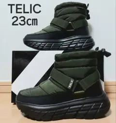 【7415】【新品】23㎝ TELIC テリック ショートブーツ カーキ