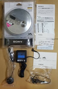 ●SONY CD WALKMAN D-NE241液晶のシール残ったままの美品です G-protection mp3 ソニー ウォークマン ●ゆうパック送料無料