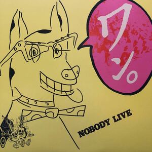 ノーバディ NOBODY LIVE ワン。 LP レコード 5点以上落札で送料無料k