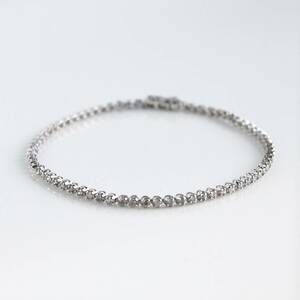 K18WG ダイヤ 1.00ct テニスブレスレット gold tennisbracelet diamond