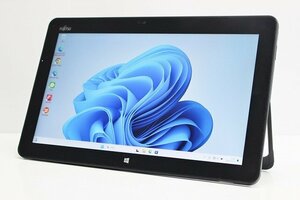 1円スタート タブレットPC Windows11 WPS office搭載 富士通 Arrows Tab R727 SSD128GB メモリ4GB 第7世代 Core i3 カメラ