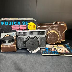 FUJICA フジカ 35 SE フィルムカメラ/レンズ FUJINON 1:1.9 f=4.5cm/取説 箱付き 当時物