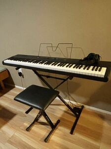 KORG コルグ L1SP Liano BLACK 電子ピアノ X型ピアノ椅子&ヘッドホン付き