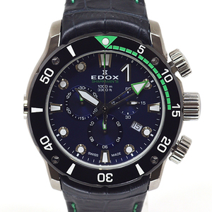 EDOX エドックス メンズ腕時計 シャークマン3 世界限定333本 10241-TIV-BUIN クォーツ 仕上げ済【中古】