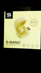 完全ワイヤレスイヤホン「S-NANO」