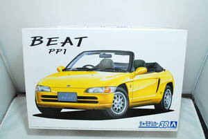 ■　希少！未開封　アオシマ　1/24　ホンダ　ビート　PP1　’91　純正 ＆ RAYS TE37ホイール　2種類付　■