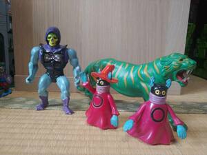 Mattel Masters of The Universe - Orko x2 / Skeletor Battle Armor / Battle Cat Set レア