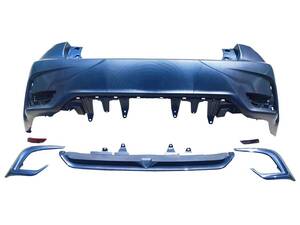レクサス CT 10系 後期type リア バンパー リフレクター セット 未塗装 ウレタン製 CT200h 国内発送 即納 カスタム エアロ 外装 パーツ