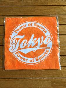 ハンドタオル Power of Sports Tokyo オレンジ 新品未使用