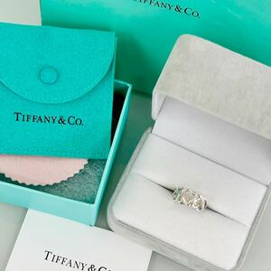 【美品】TIFFANY Co ティファニー ラビングハートシルバー リング sv925箱付 