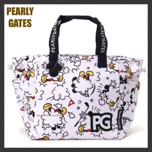 新品★正規★PEARLY GATES/パーリーゲイツ★ミッキーマウス★ロッカーバッグ/ボストンバッグ/バッグ★白/黒★メンズ/レディース★レア★