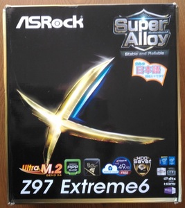 正常動作品★ASRock Z97 Extreme6 [LGA1150/SATAx10/LANx2/M.2x2/DP/HDMI]