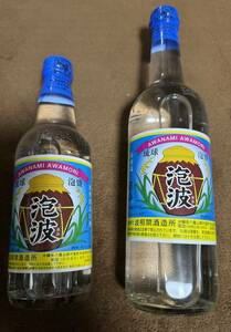 【希少】 泡盛 波照間酒造 泡波 度数30度 2本セット 600ml （詰日2018年6月）＆300ml（詰日記載なし）