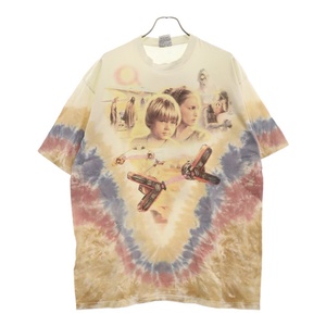 ヴィンテージ 90 00s STAR WARS EPISODE 1 TIE DYE TEE リキッドブルー スターウォーズ タイダイ 両面プリント半袖Tシャツ マルチ