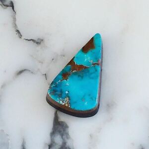Pilot Mountain Turquoise トルコ石10.8ct ターコイズ　カボション ルース　シルバーアクセサリー　ハンドメイド　ジュエリー 彫金　#270