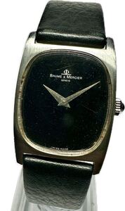 1円〜 Y BAUME&MERCIER ボーム&メルシエ ブラックダイヤル レディース 手巻き アンティーク ヴィンテージ 時計 982672399