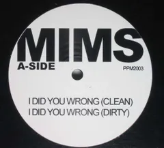 米12" Mims I Did You Wrong PPM2003 Push Play Music /00250