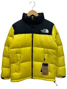 THE NORTH FACE (ザノースフェイス) NUPTSE JACKET ヌプシダウンジャケット ND91841 M ブラック×ライトニングイエロー メンズ/045