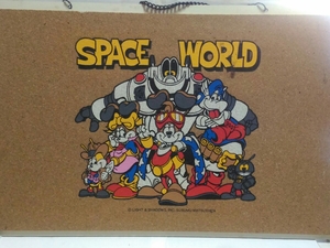 スペースワールド キャラクター コルクボード グッズ お土産 ラッキーラビット ファミ通イラストレーター 松下進 Space world 