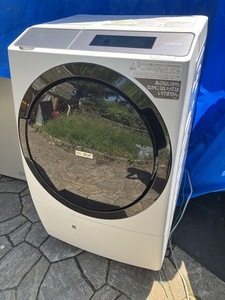 HITACHI 日立 ドラム式洗濯乾燥機 BD-STX110G 2022年製 左開き 洗濯11㎏ 乾燥6㎏ ビッグドラム らくらく家財便 (24/6/2)