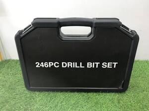 【中古品】ドリルビットセット　246PC DRILL BIT SET IT6UXLPZT05S