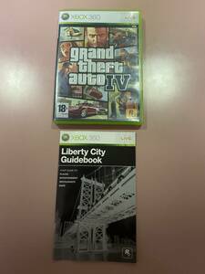 国内本体起動確認済 Xbox360★グランドセフトオート 4 IV 海外版 グラセフ 4★used☆GTA IV☆