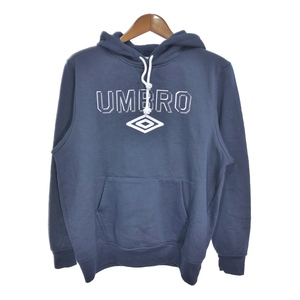 umbro アンブロ スウェット パーカー ロゴ ネイビー (メンズ M) 中古 古着 S1734