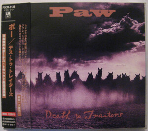 ◆CD◆PAW／デス・トゥ・トレイターズ◆ポー◆帯有り国内盤