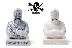 未使用 18AW ネイバーフッド x APE SHARK INCENSE CHAMBER 白　お香立て neighborhood 