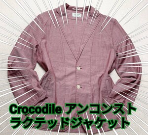 Crocodile アンコンストラクテッドジャケット 薄手 Ｌサイズ