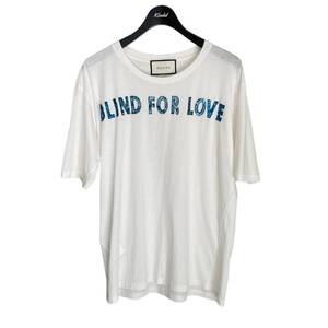 GUCCI(グッチ) Blind For Love T 　スパンコールロゴT　435101 サイズ：M / 商品番号8068000102775