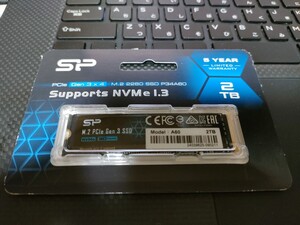 未開封　未使用　シリコンパワー M.2 2280 NVMe PCIe SSD 2TB silicon power