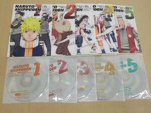 K-2919 NARUTO ナルト 疾風伝 過去篇～木ノ葉の軌跡 全5巻（ケースなし) DVD レンタル版