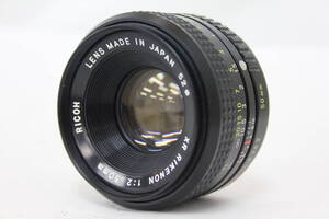 【返品保証】 【和製ズミクロン】 リコー Ricoh XR RIKENON 50mm F2 レンズ M1387