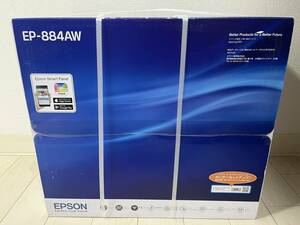 新品保証☆EPSON/エプソン カラリオ A4 カラーインクジェット複合機 プリンター EP-884AW ホワイト インク欠