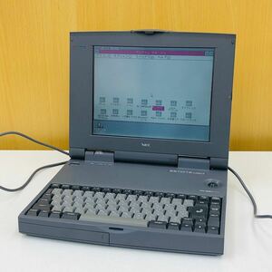 NEC 98note PC-9821Lt/350A ノートブック& PC-9821NL/R-02 3.5インチ フロッピィディスクユニット PC起動確認済み ジャンク扱い C6