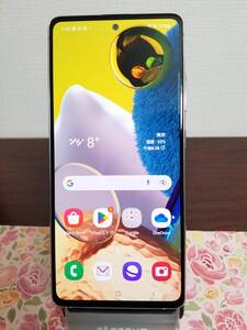 H12 美品 docomo SC-54A SAMSUNG Galaxy A51 5G SIMフリー White 128GB◆6GB 6.5インチ 本体のみ 【中古品・ギャラリー】