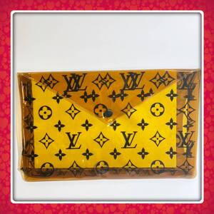 LOUIS VUITTON ルイヴィトン★非売品 レア！！未使用品★モノグラムマーク ビニールポーチ★ 付属ポーチ