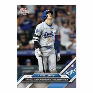 2024 Topps Now # 767 大谷翔平 54-54 Shohei Ohtani Dodgers 