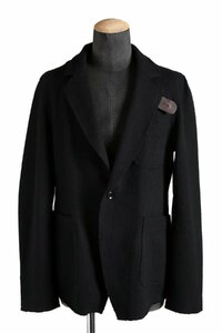 SHARE SPIRIT HOMME シェアスピリット オム / 美品 ルーズフィット ウールカシミア メルトン テーラード ジャケット/ size 48 (BLACK)